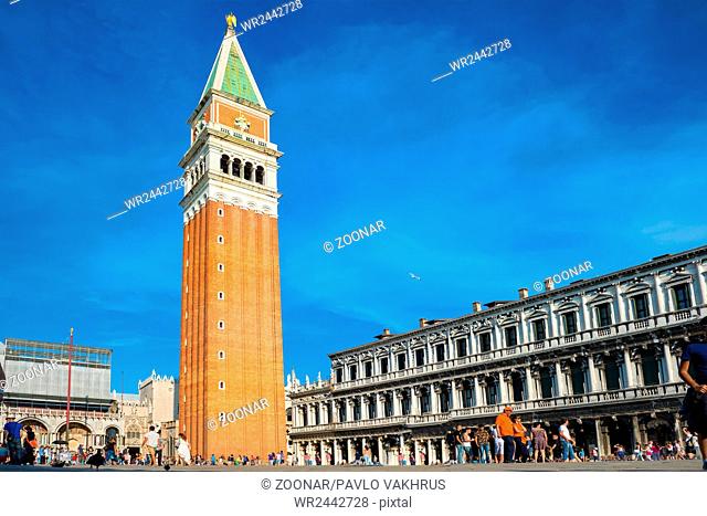 San Marco square with Campanile and Doge Palace