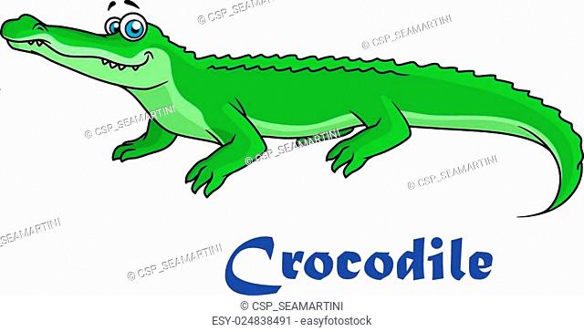 Colorful green cartoon crocodile, Stock Vector, Vector And Low Budget  Royalty Free Image. Pic. ESY-024838491 | agefotostock