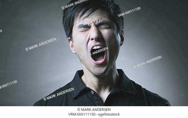 different types of people yawning