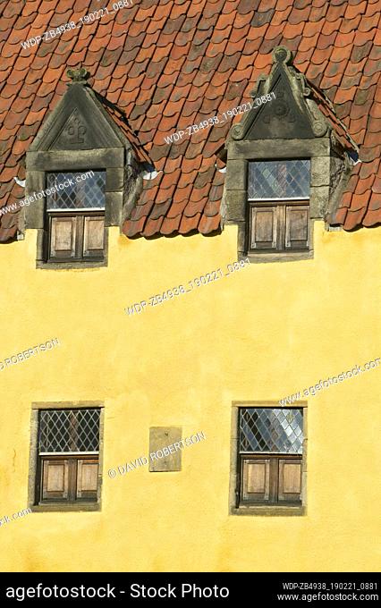 Scotland, Fife, Culross Palace, in the Royal Burgh of Culross. Property of the National Trust for Scotland and built between 1597 and 1611