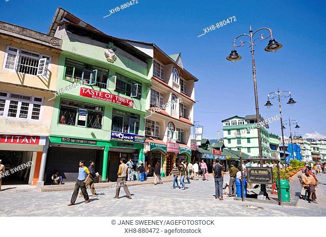 India, Sikkim, Gangtok, Mahatma Gandi Marg - MG Marg, The main shopping street