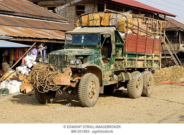 Old truck in Putao, Kachin State, Myanmar