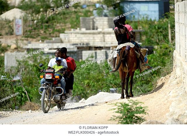 Haiti, Port-au-Prince, Developing deprived area Canaan