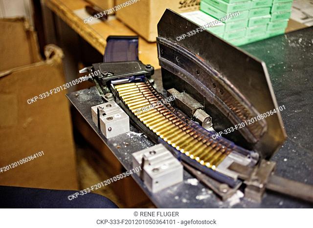 Production of small arms in Ceska zbrojovka a s, Uhersky Brod CZUB firearms factory in Uhersky Brod, Czech Republic CZUB company, established in 1936