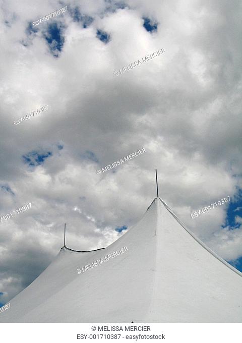 white tent