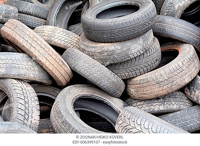 old car tires