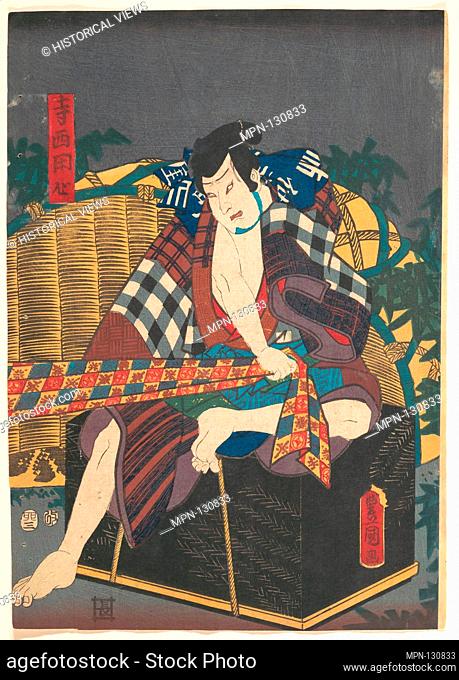 Print. Artist: Utagawa Kunisada (Japanese, 1786-1865); Period: Edo period (1615-1868); Date: 19th century; Culture: Japan; Medium: Polychrome woodblock print;...