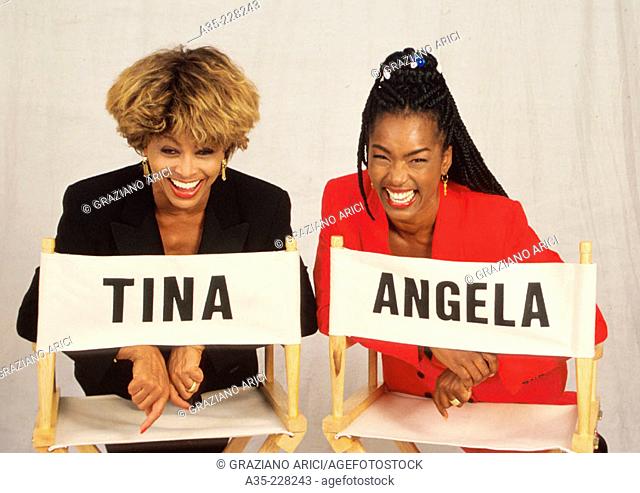 Tina Turner and Angela Bassett