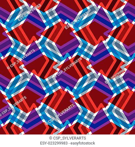 Geometric messy lined seamless pattern, bright transparent vector endless background. Decorative expressive motif overlay texture
