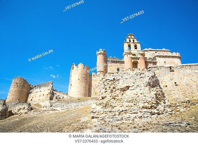 Castle. Turegano, Segovia province, Castilla Leon, Spain
