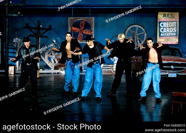 Backstreet Boys (l-r): Brian Littrell, Kevin Richardson, Alexander James McLean, Nick Carter, Howie Dorough on 01.06.1997 in Los Angeles