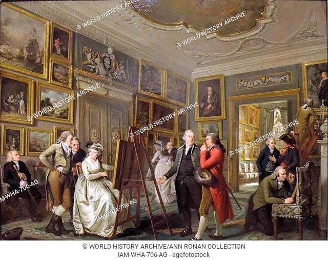 The Art Gallery of Jan Gildemeester Jansz by Adriaan de Lelie (1755-1820) oil on panel, 1794-1820) oil on panel, 1794-1795. In 1792