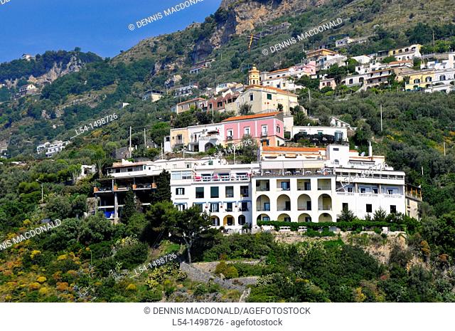 Amalfi Positano Coast Italy Mediterranean Sea