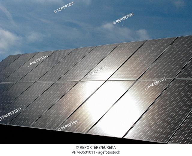 Solar energy, Belgium seacoast;energie solaire, zonne-energie Reporters / EUREKA