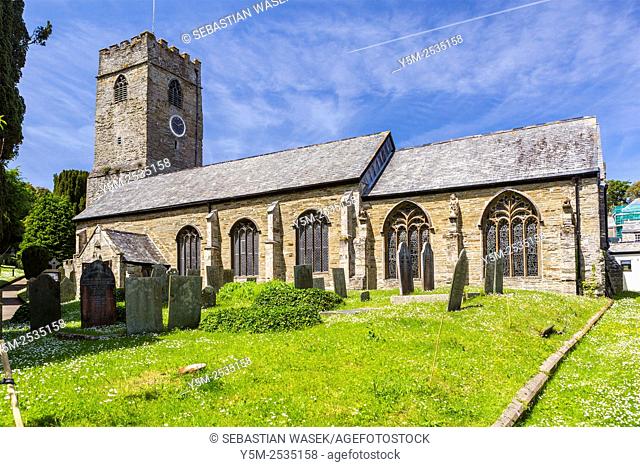15th Century Parish Church of Saint Petroc Padstow, Cornwall, England, United Kingdom, Europe