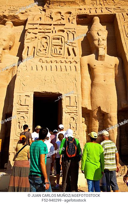 Temple of Hathor. Abu Simbel, Nile Valley. Egypt