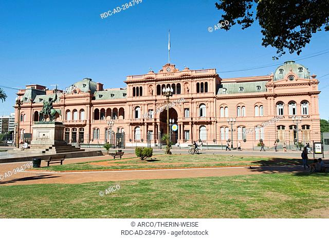 Casa Rosada, Residence of the President, Plaza de Mayo, Buenos Aires, Argentina