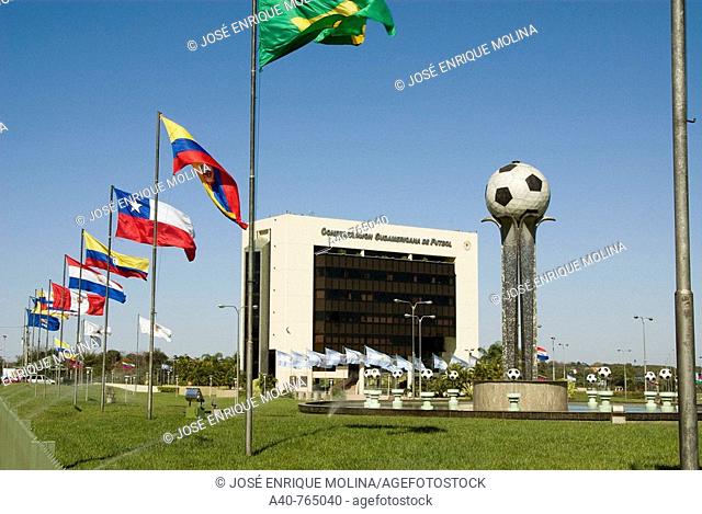 Paraguay. Asunción city. Headquarters of the  Southamerican Football Confederation