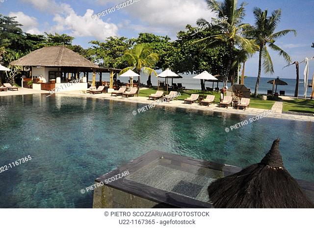 Jimbaran (Bali, Indonesia): the Jimbaran Puri Bali luxury resort's swimming pool
