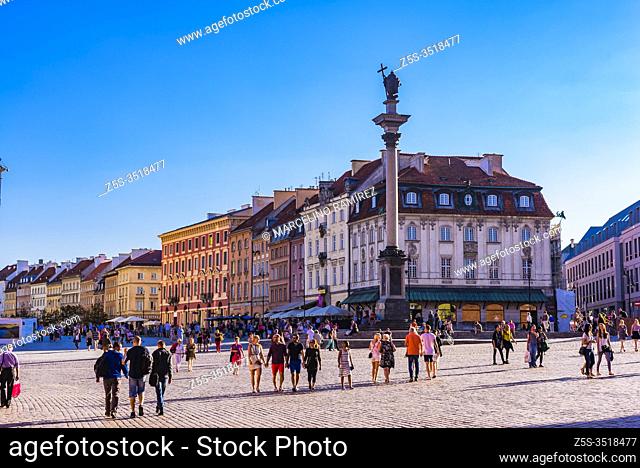 Castle Square is a historic square in front of the Royal Castle. It is a popular meeting place for tourists and locals. The Square