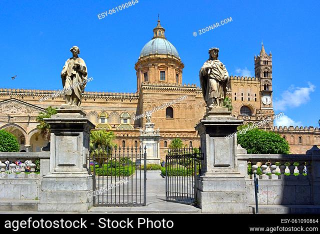 Italien, Italia, Sizilien, Palermo, Dom , Cathetrale, Dom von Palermo, Kathedrale, Kathedrale Maria Santissima Assunta