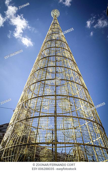 Christmas tree, Image of the city of Madrid, its characteristic architecture