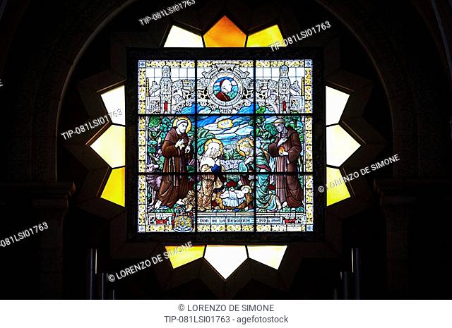 Israel, Bethleem, window of Santa Caterina church