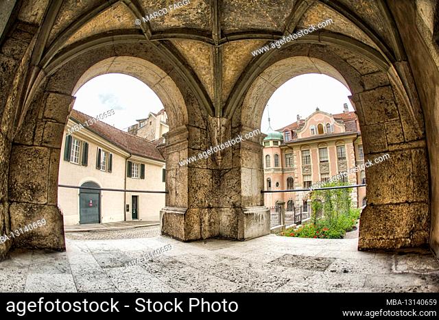 Archway at the town hall in Solothurn