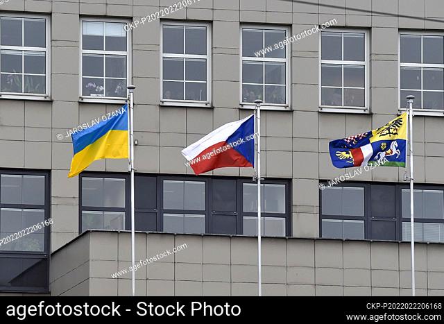 Authorities of Czech towns have flown the Ukrainian flag for example, in the regional centres of Brno, Liberec, Olomouc and Pardubice so far