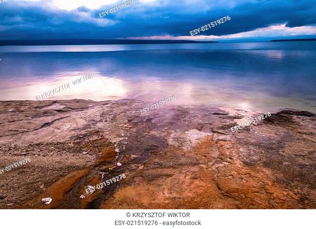 Lakeshore Geyser - West Thumb Basin Yellowstone