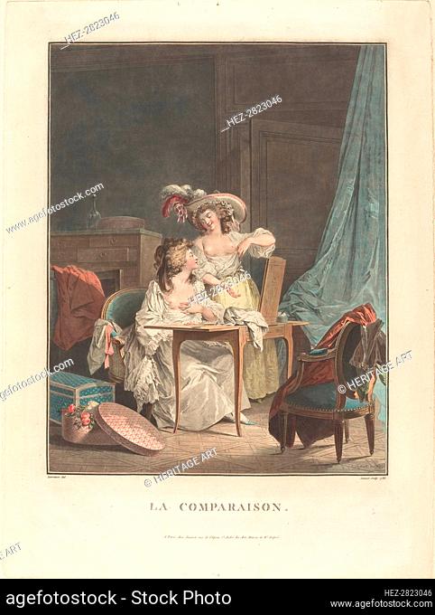 La Comparaison, 1786. Creator: Jean Francois Janinet