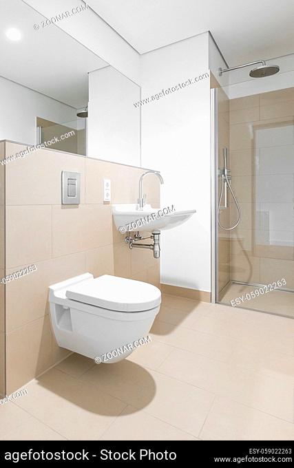 modern bathroom - real estate interior