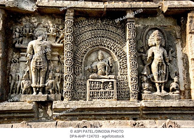 UNESCO World Heritage Champaner Pavagadh ; Lakulisha Temple built in 10-11th century AD ; Panchmahals district ; Gujarat State ; India ; Asia