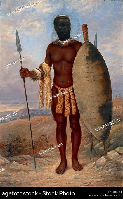 Zulu Man, ca. 1893. Creator: Antonio Zeno Shindler