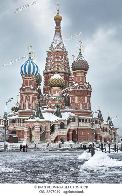 St. Basil's cathedral, Red square, Moscow, Russia