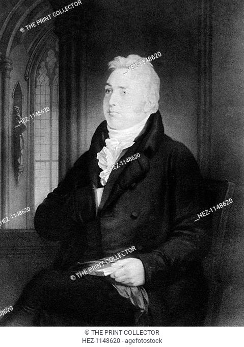 Samuel Taylor Coleridge, English poet, critic, and philosopher, 19th century. Portrait of Coleridge (1772-1834), Romantic poet and author of The Rime of the...