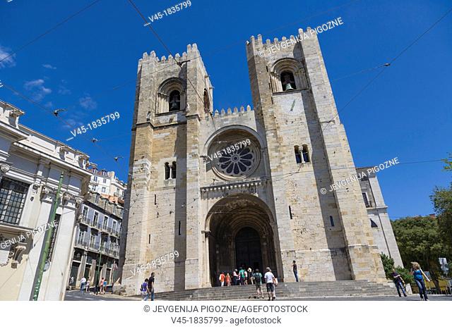 The Patriarchal Cathedral of St Mary Major, Santa Maria Maior de Lisboa, Se de Lisboa, Largo Se, Lisboa, Lisbon, Portugal