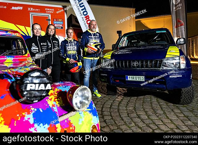 Presentation of the Czech Samurais team before the new edition of the Dakar Rally was held in Novy Bydzov, Czech Republic, on November 22, 2023