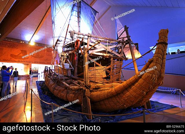 Papyrus ship Ra-2, Kon-Tiki Museum, Oslo, Norway, Thor-Heyerdahl Museum, Europe