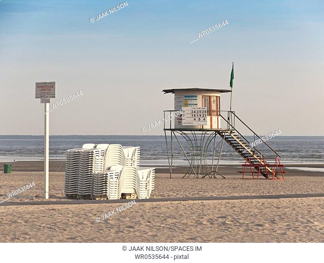 Lifeguard Tower at the Beach