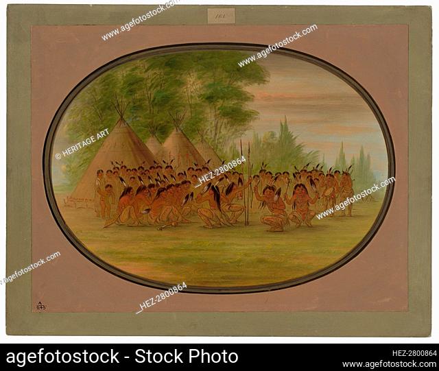 Eagle Dance - Choctaw, 1861/1869. Creator: George Catlin