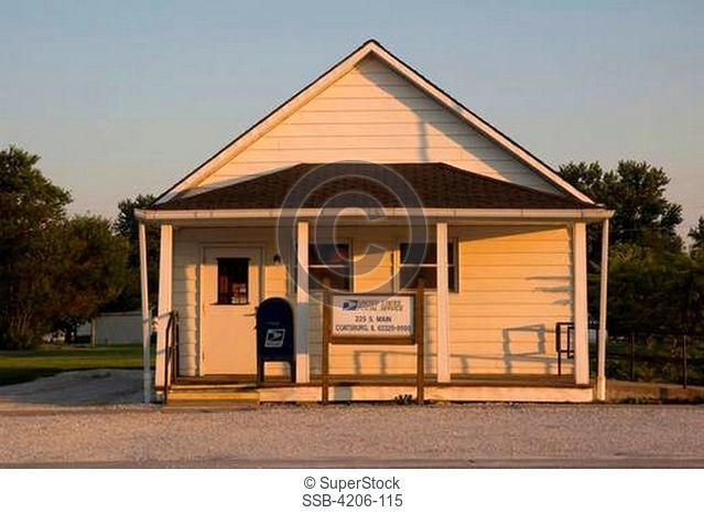 Post office, Coatsburg, Adams County, Illinois, USA