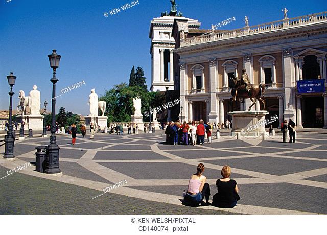 Piazza del Campidoglio. Rome. Italy