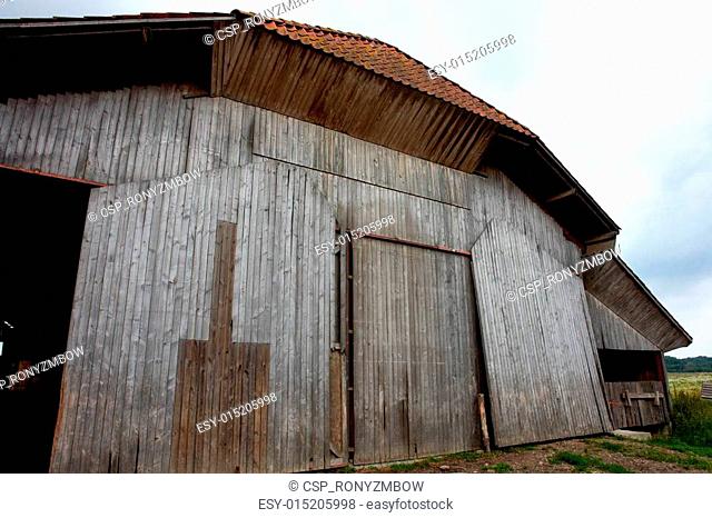 Old wooden barn