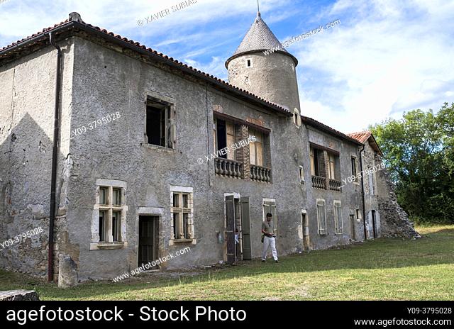 Ancient ruins, Saint Bertrand de Comminges, Hautes-Pyrenees department, Occitanie, France