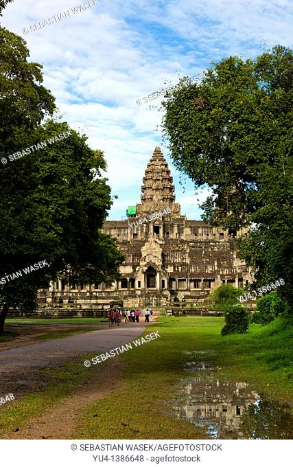 Angkor Wat temple, 12th century, Khmer, Angkor, UNESCO World Heritage Site, Siem Reap, Cambodia, Indochina, Southeast Asia, Asia