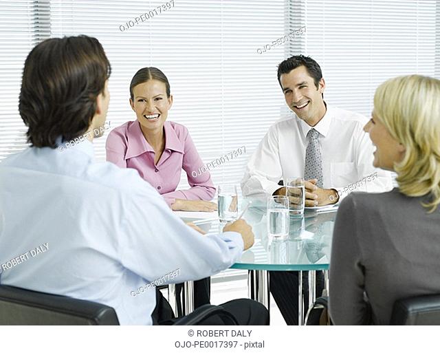 Group of businesspeople meeting