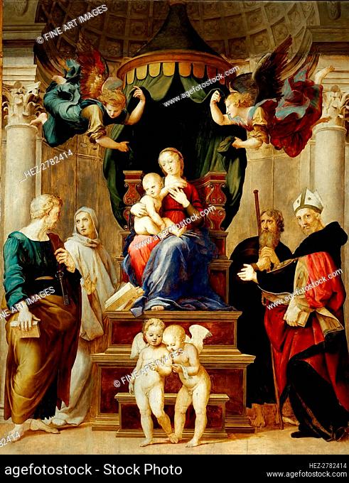 Madonna del Baldacchino, ca 1506-1508. Creator: Raphael (Raffaello Sanzio da Urbino) (1483-1520)