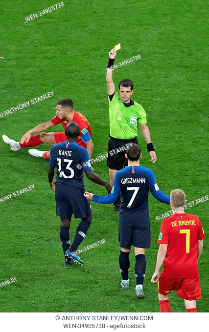 2018 FIFA World Cup - Semi Final - France v Belgium Featuring: Ngolo KANTE, Antoine GRIEZMANN, Kevin DE BRUYNE Where: Saint Petersburg