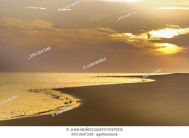 Beach Punta del Moral. Ayamonte. Huelva. Spain